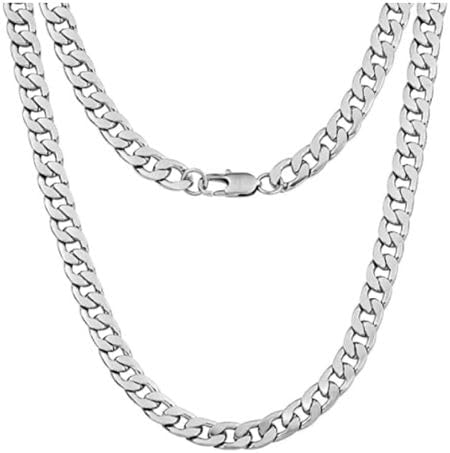 Cuban Link Chain & Bracelet Set - Stainless steel