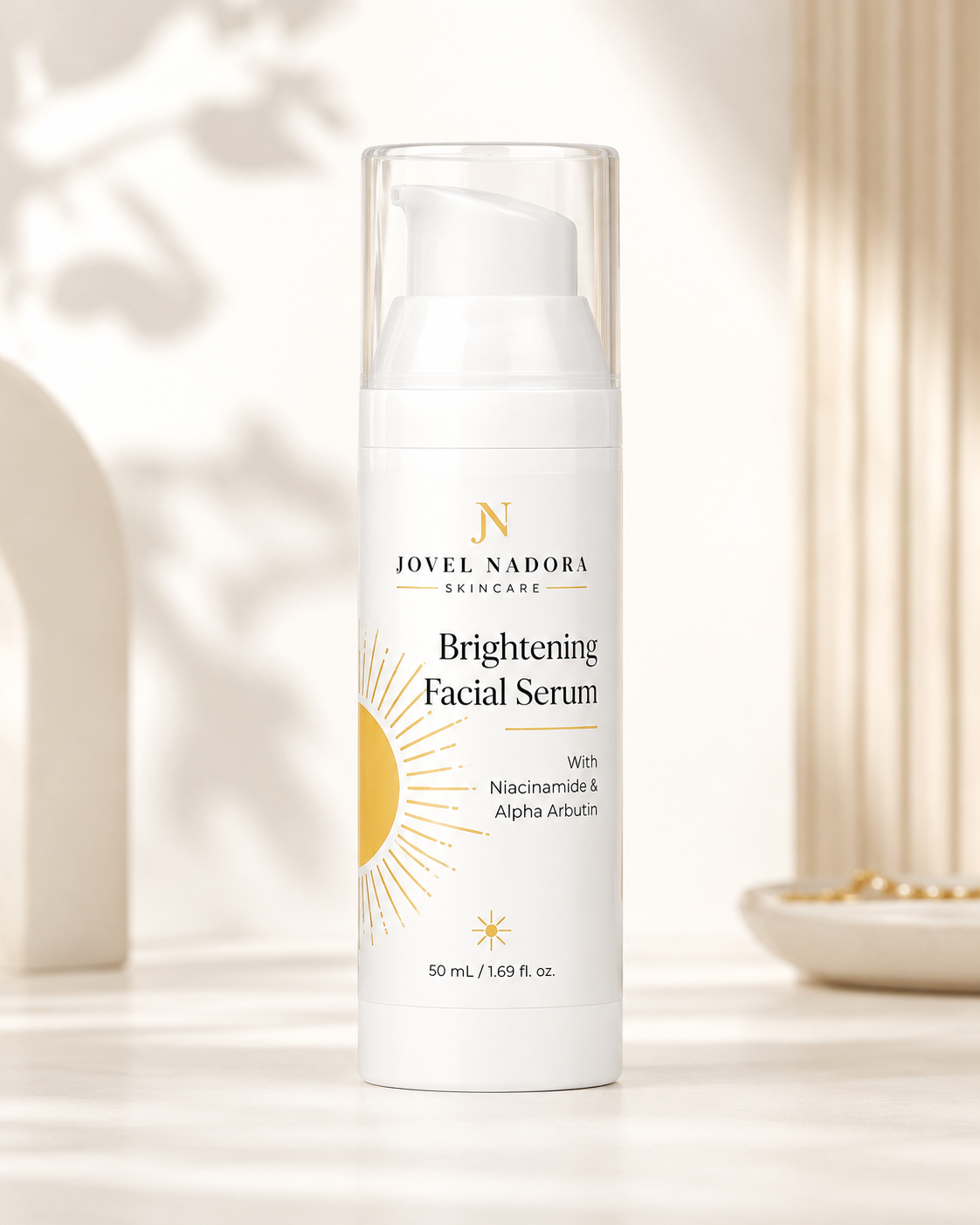 Jovel Nadora Brightening Facial Serum with Niacinamide & Alpha Arbutin — 50ml
