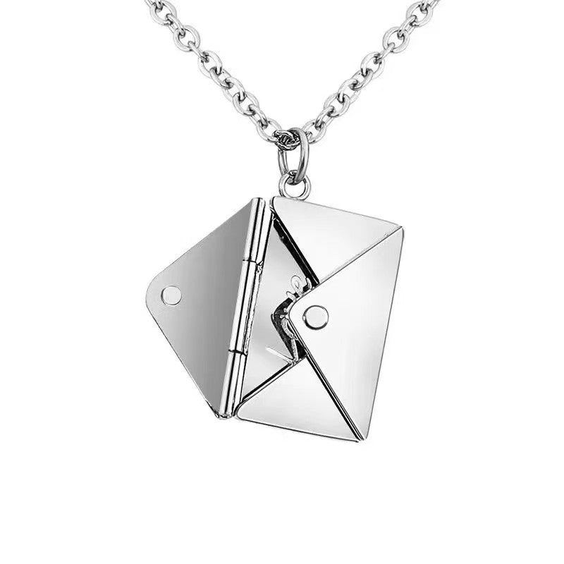 Secret Letter Locket Necklace