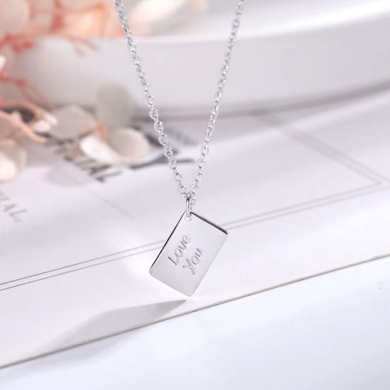 Secret Letter Locket Necklace