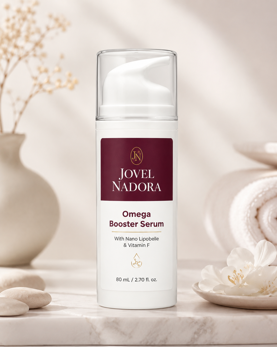 Jovel Nadora Omega Booster Serum with Nano Lipobelle & Vitamin F — 80ml