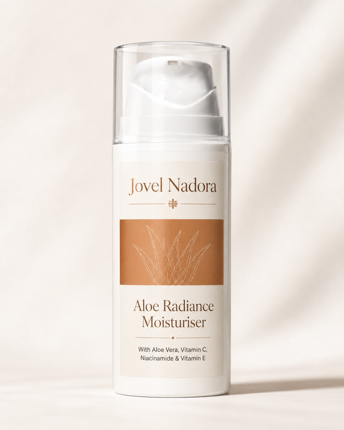 Jovel Nadora Aloe Radiance Moisturiser with Aloe Vera, Vitamin C, Niacinamide & Vitamin E