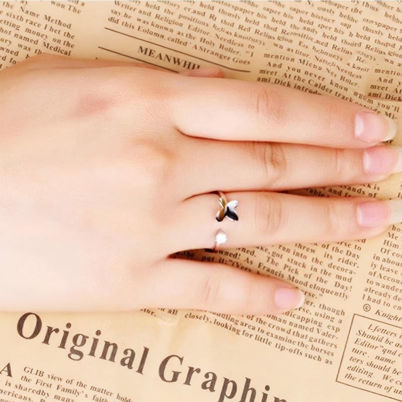 Jovel Nadora Silver Butterfly Open Ring