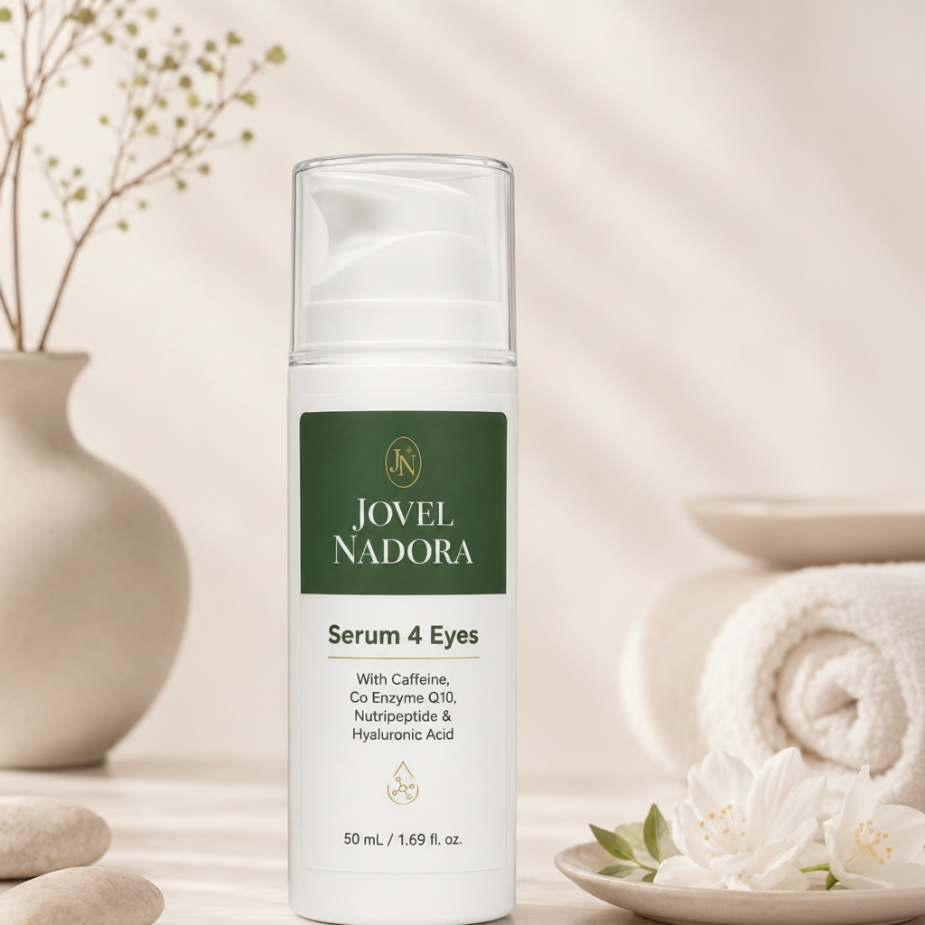 Jovel Nadora Serum 4 Eyes spa stones editorial