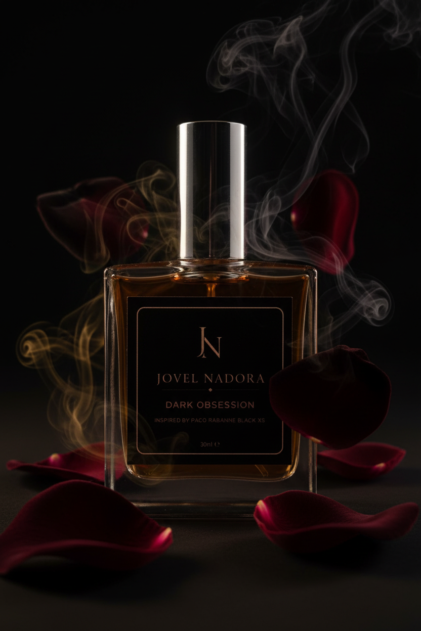 Dark Obsession by Jovel Nadora — crimson moody editorial